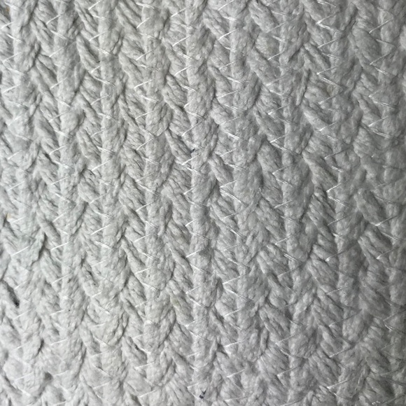 HOST PICK⭐️ Striped Blue & White Striped 100% Cotton Bone-Shaped Dog Dinner Mat - Picture 5 of 9